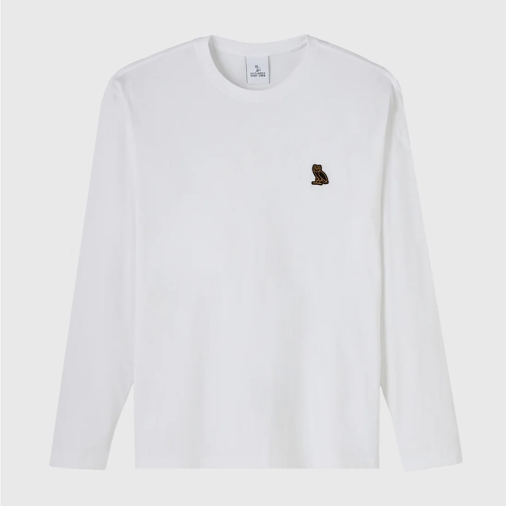 OVO CLASSIC LONG-SLEEVE TEE - WHITE